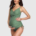 Blooming Beach Maternity Swimsuit