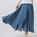 Sunwoven Linen Skirt
