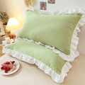 Casamia Ruffle & Repose Pillow Cover