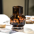 Savanna Studios Leopard Glass Vase