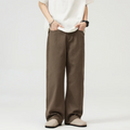Wide Fit Denim Cotton Pants