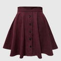 Cordabella Retro Corduroy Skirt