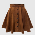 Cordabella Retro Corduroy Skirt