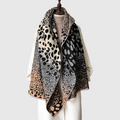Savage Leopard Print Scarf