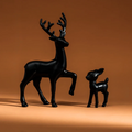 Doe, a Deer, a Female Deer and Her Adorable Fawn