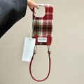 Halcyon Check Plush Crossbody Case