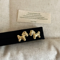 Colt Charm Metal Stud Earrings
