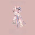 Dopamine Pink Winter Scarf