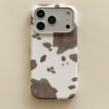 Soft Touch Cowhide Print Case
