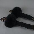 Noreth Frost Ring Fox Fur Cuffs