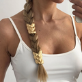 Metal Braid Elastic Headband