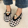 Polka Dot Mary Jane Flats