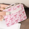 Ribbon Zip Card Pouch