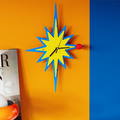 Starburst Pop Clock