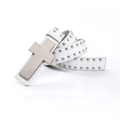 Studded Cross Belt