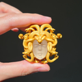 Medusa Crown Snake Ring