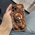Brown Teddy Hug iPhone Case