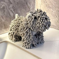 Puppy Chenille Hand Towel