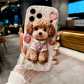 Teddy Pup Relief iPhone Case