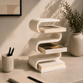 Sculptural S-Shape Book Stand