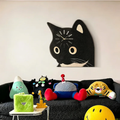 Peeking Pet Wall Clock