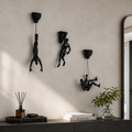 Climbing Figure Wall Sculpture