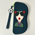 Fashion Girl Glasses Case