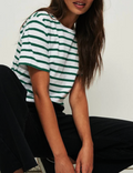 Olivia Brown Classic Stripe Essential Tee