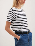 Olivia Brown Classic Stripe Essential Tee