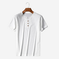 Tom Adams V-Neck Linen-Blend Tee