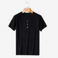 Tom Adams V-Neck Linen-Blend Tee