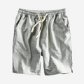 Tom Carter Linen-Blend Striped Shorts
