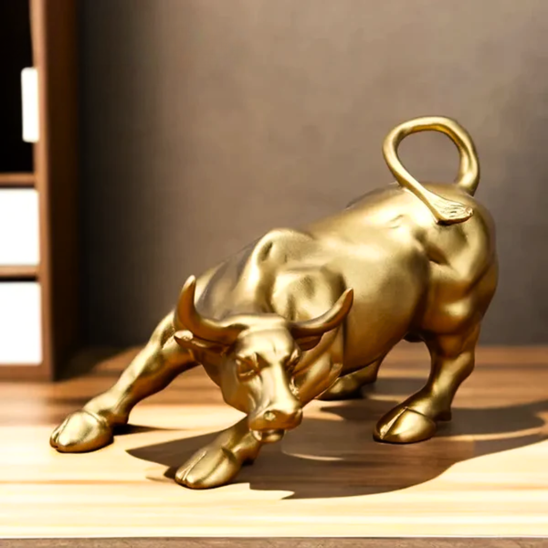 Golden Bull Statue