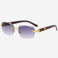 SPECTRA Rimless Gradient Sunglasses