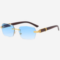 SPECTRA Rimless Gradient Sunglasses