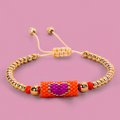 Heart of Miyuki Bead Bracelet