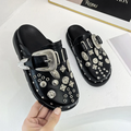 Disco Diva Studded Slides