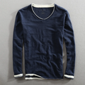 Kippu Textured Cotton Long-Sleeve Crew