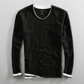 Kippu Textured Cotton Long-Sleeve Crew