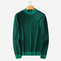 Knitted Plaid Sweater