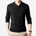 Tom Adams Knitted Plaid Polo