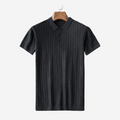 Tom Carter Striped Knitted Polo