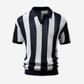 Tom Adams Striped Knitted Vibe Polo